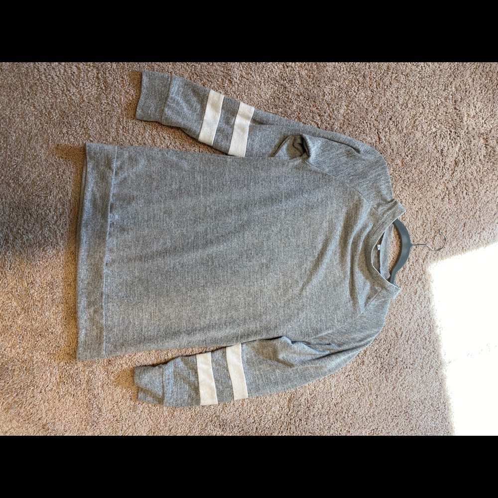 Varsity inspired long sleeve shirt